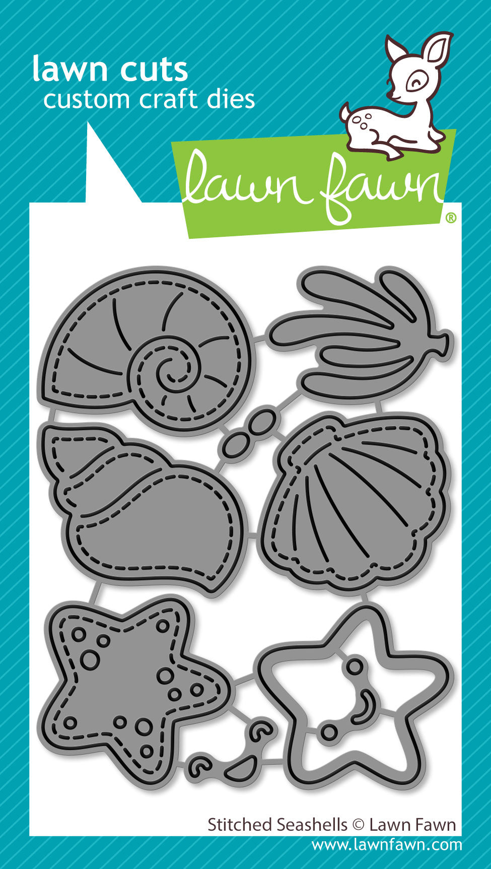 stitched seashells