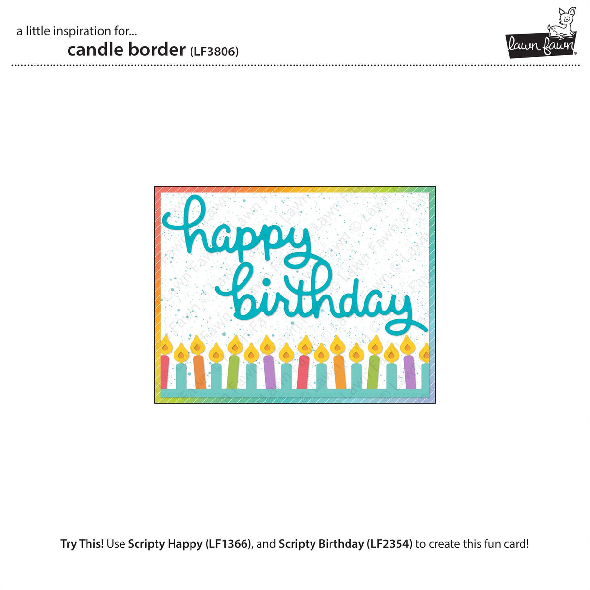 candle border