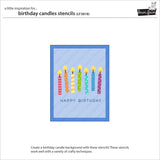 birthday candles stencils