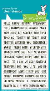 henry's build-a-sentiment: fall