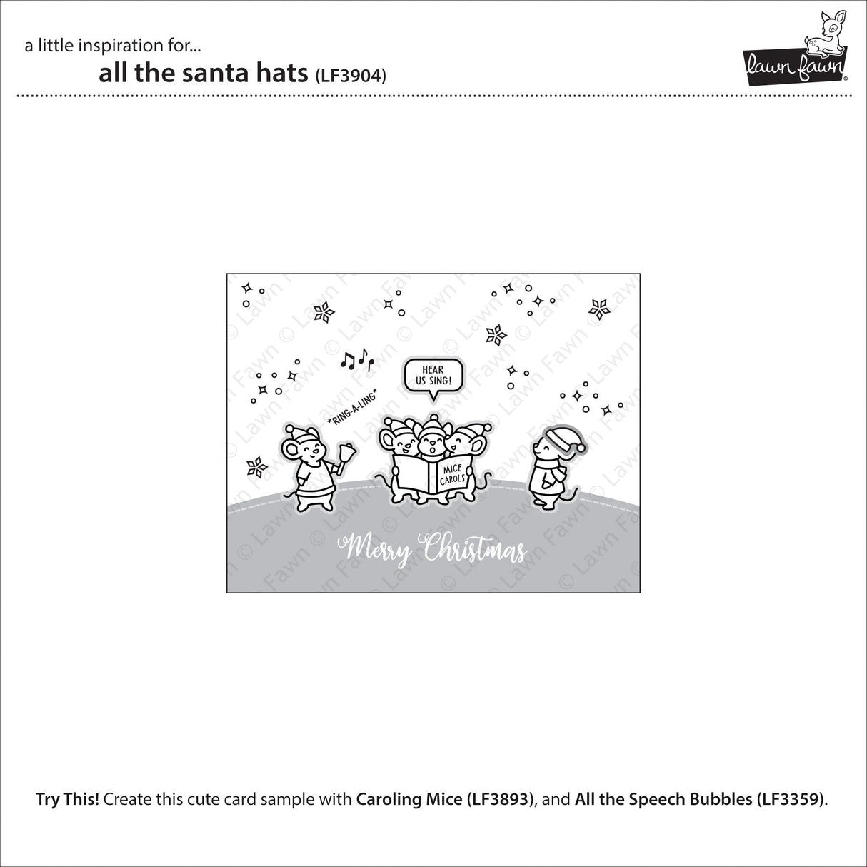 all the santa hats