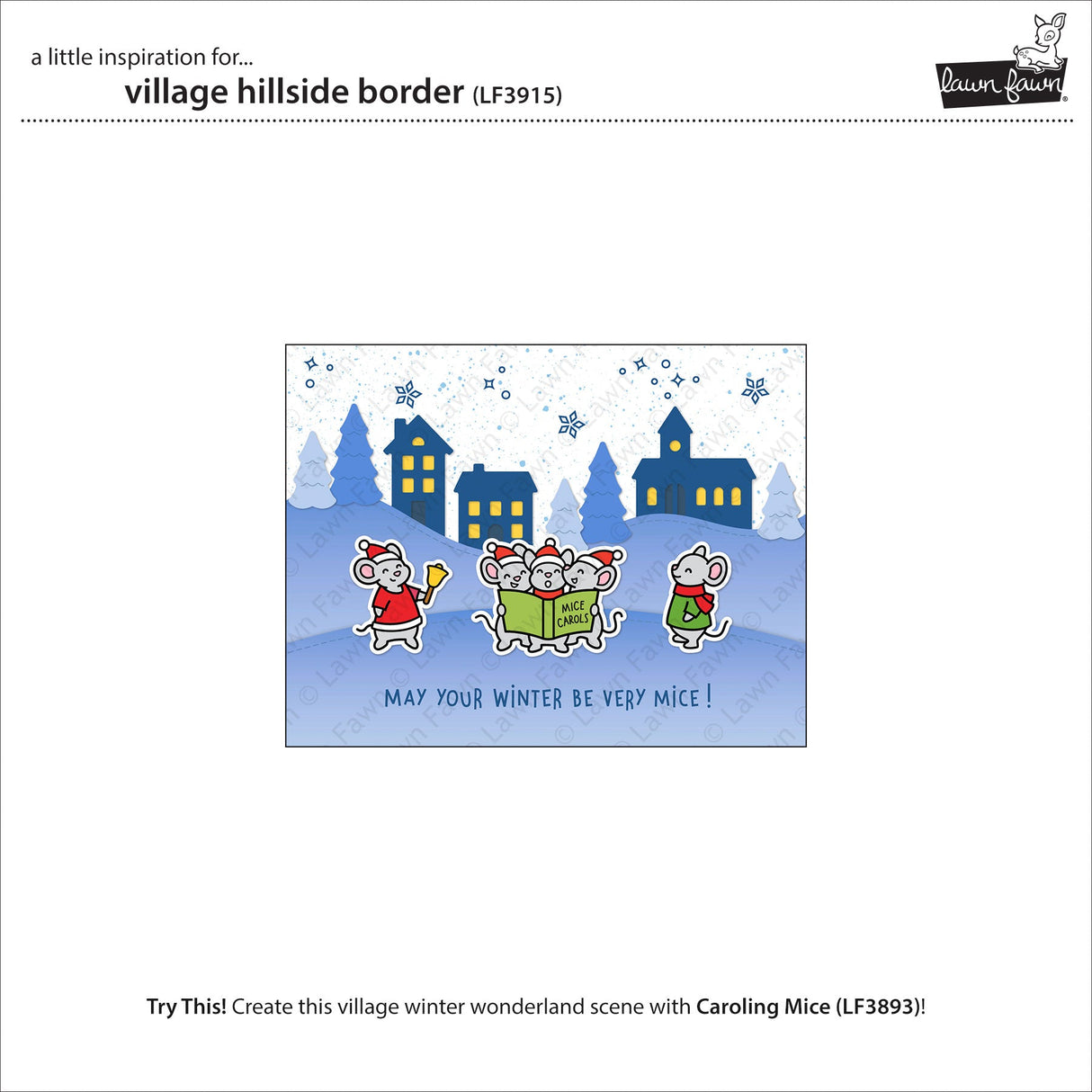 village hillside border