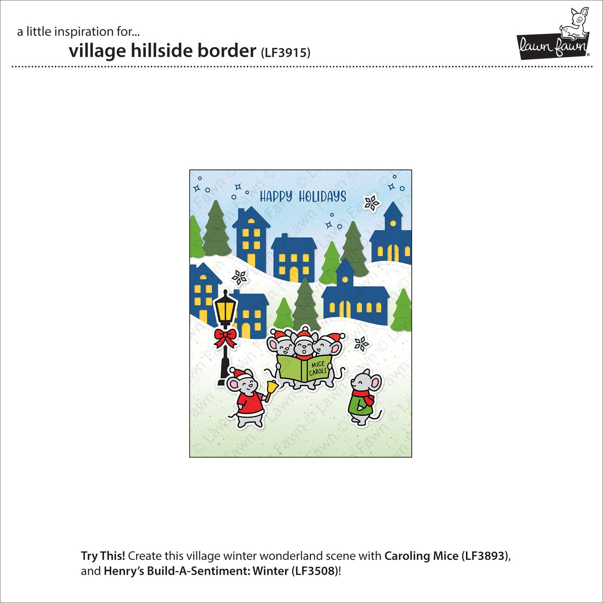 village hillside border