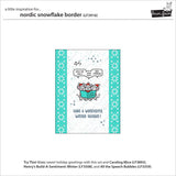 nordic snowflake border
