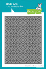 quilted diamond backdrop