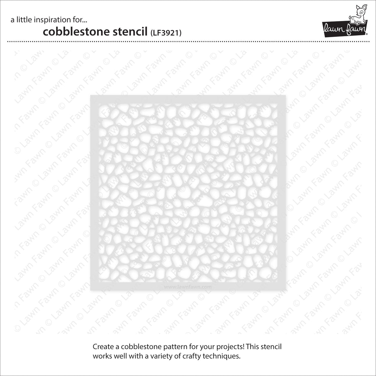 cobblestone stencil