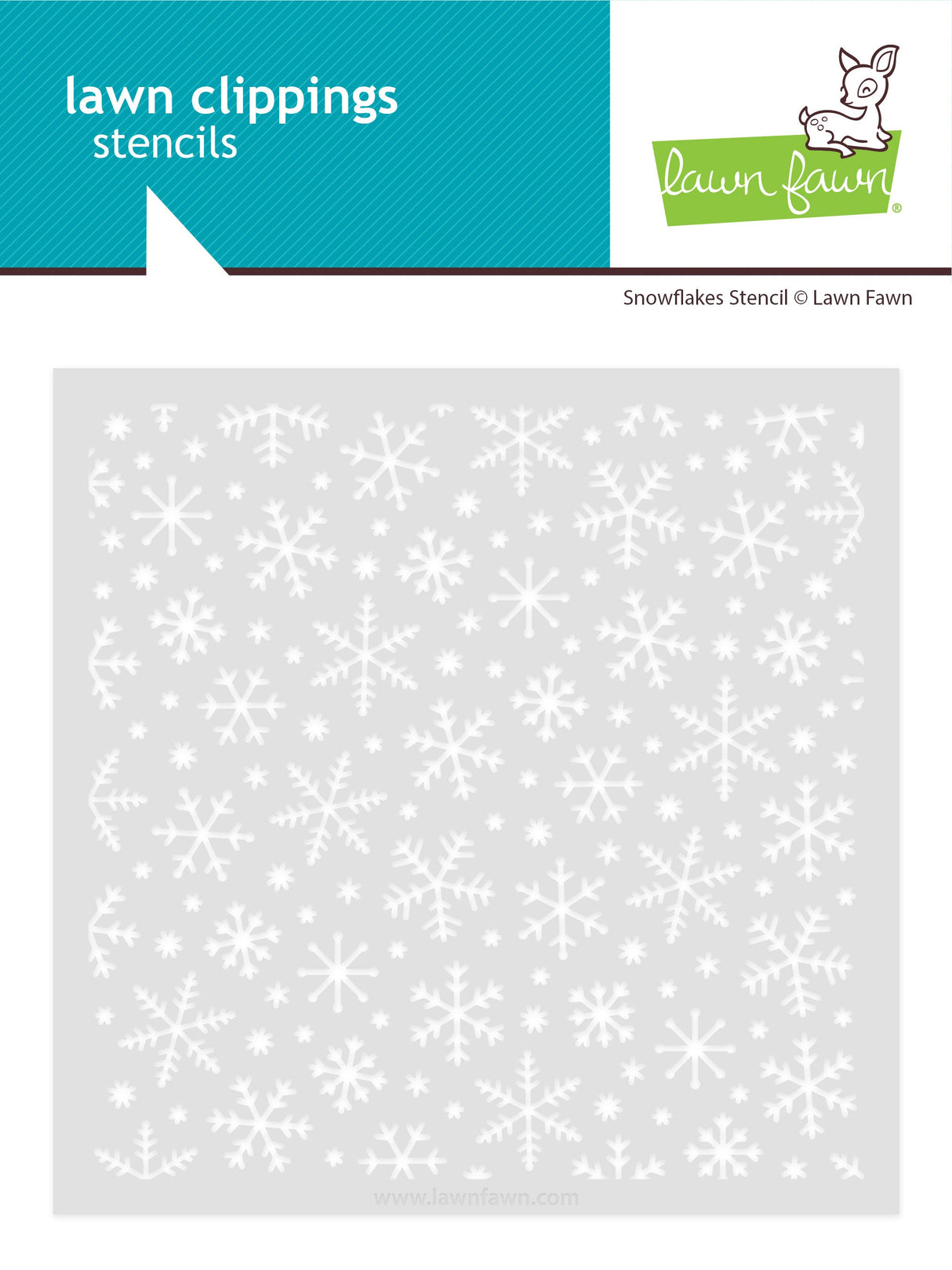 snowflakes stencil