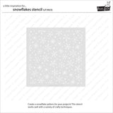 snowflakes stencil