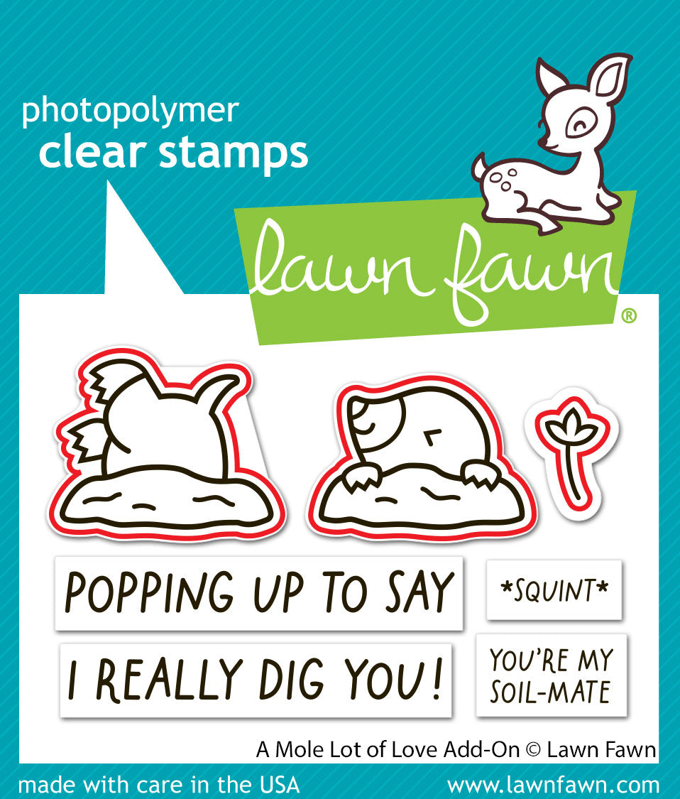 a mole lot of love add-on lawn cuts