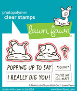 a mole lot of love add-on lawn cuts