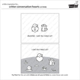 critter conversation hearts