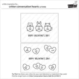 critter conversation hearts