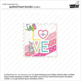 quilted heart border