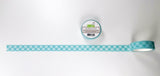 aqua gingham washi tape
