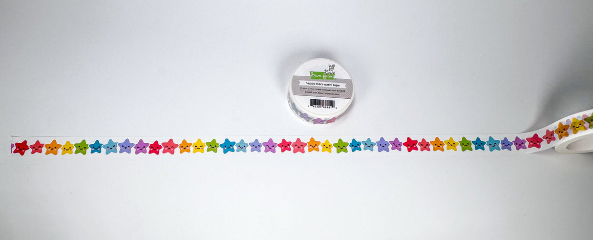 happy stars washi tape