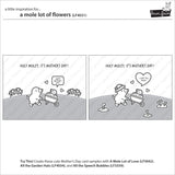 a mole lot of flowers
