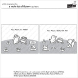 a mole lot of flowers