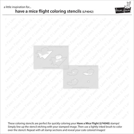 have a mice flight coloring stencils