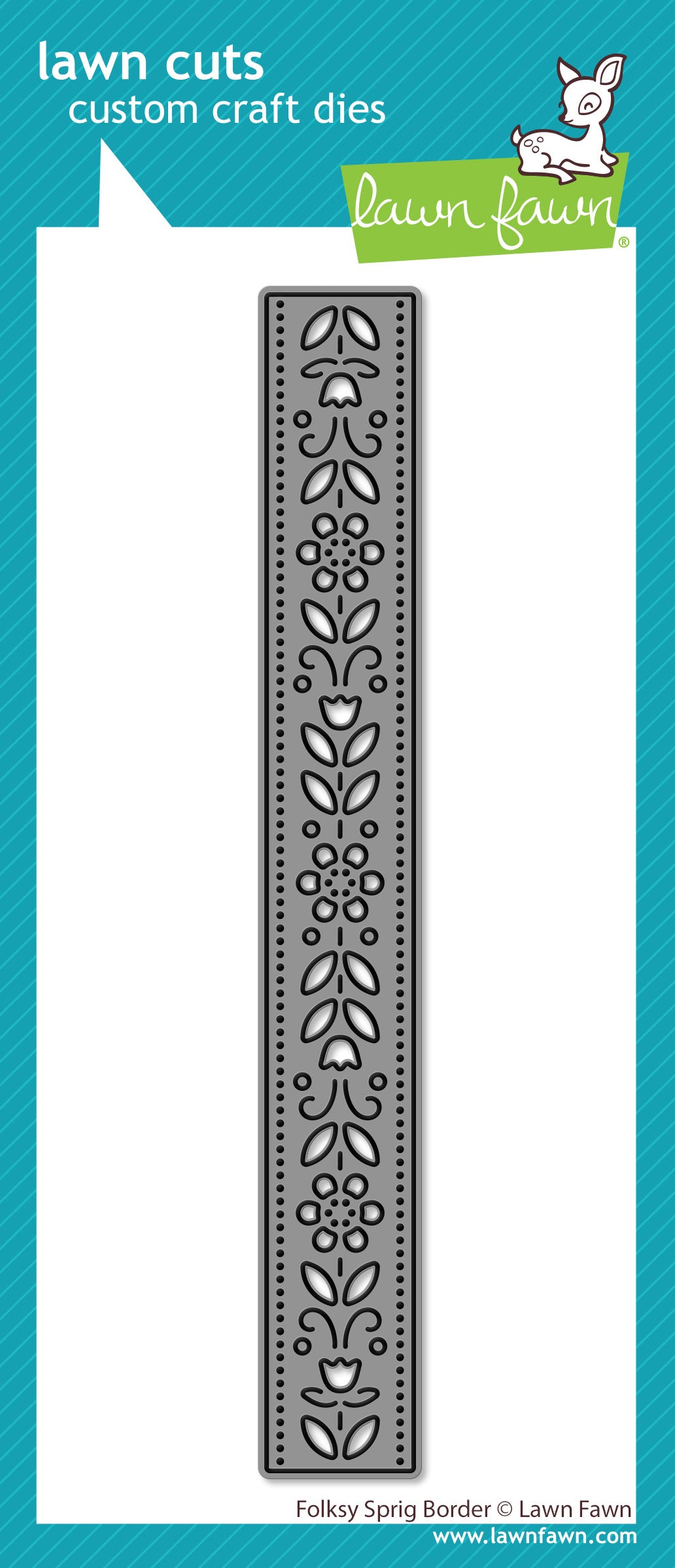 folksy sprig border
