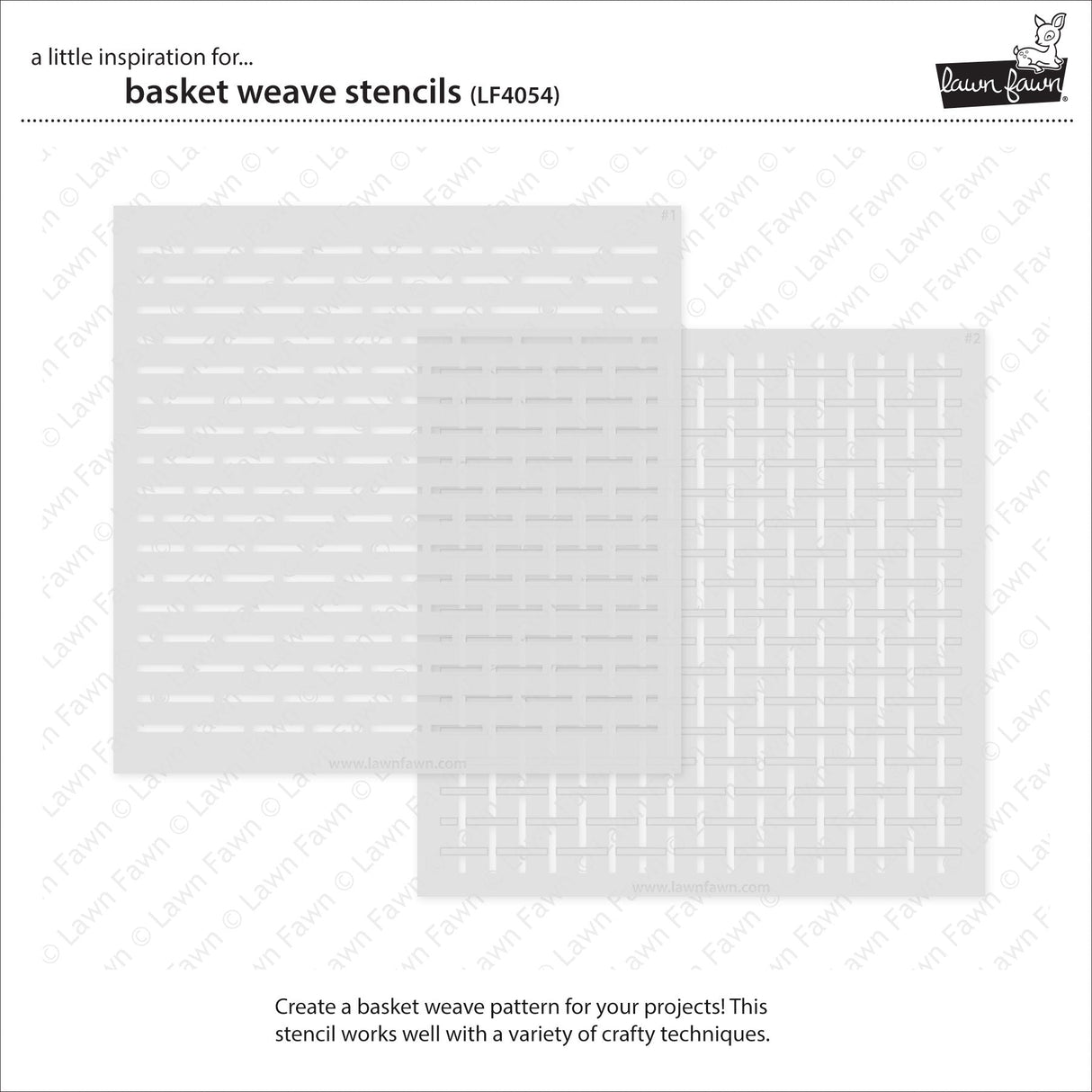 basket weave stencils