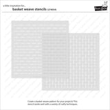 basket weave stencils