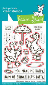 silly goose, rain or shine! lawn cuts