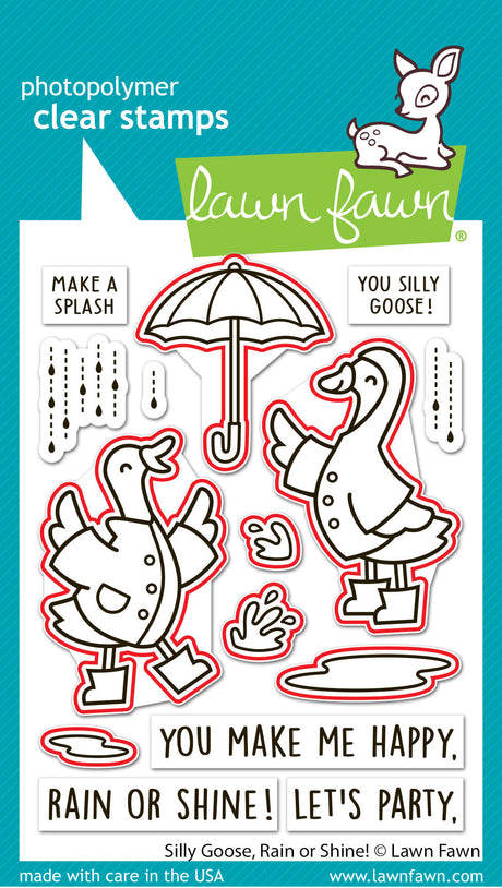 silly goose, rain or shine! lawn cuts