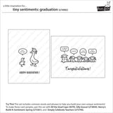 tiny sentiments: graduation