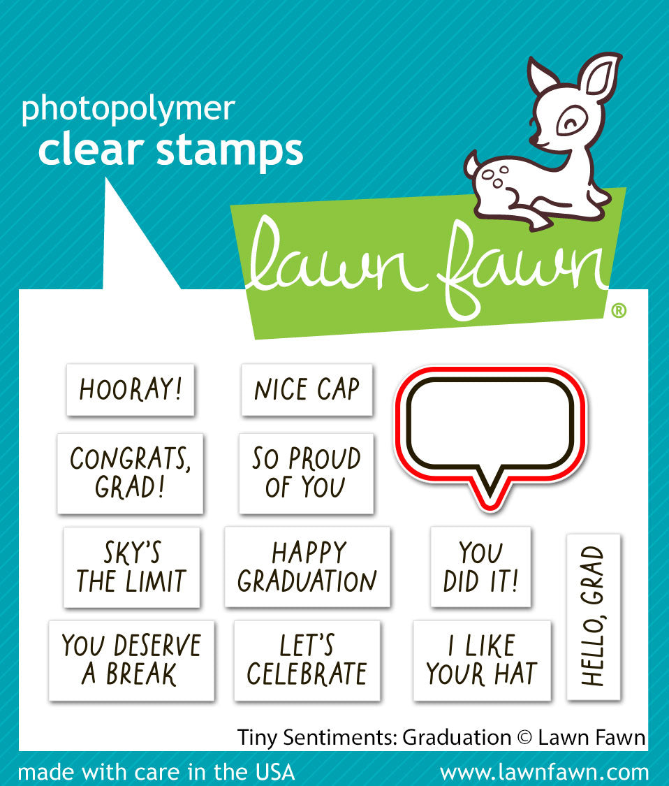 tiny sentiments: graduation lawn cuts