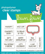 tiny sentiments: graduation lawn cuts