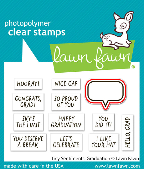 tiny sentiments: graduation lawn cuts