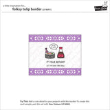 folksy tulip border
