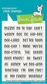 henry's build-a-sentiment: honey bee