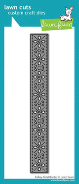 folksy petal border