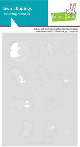 bubbles of joy coloring stencils