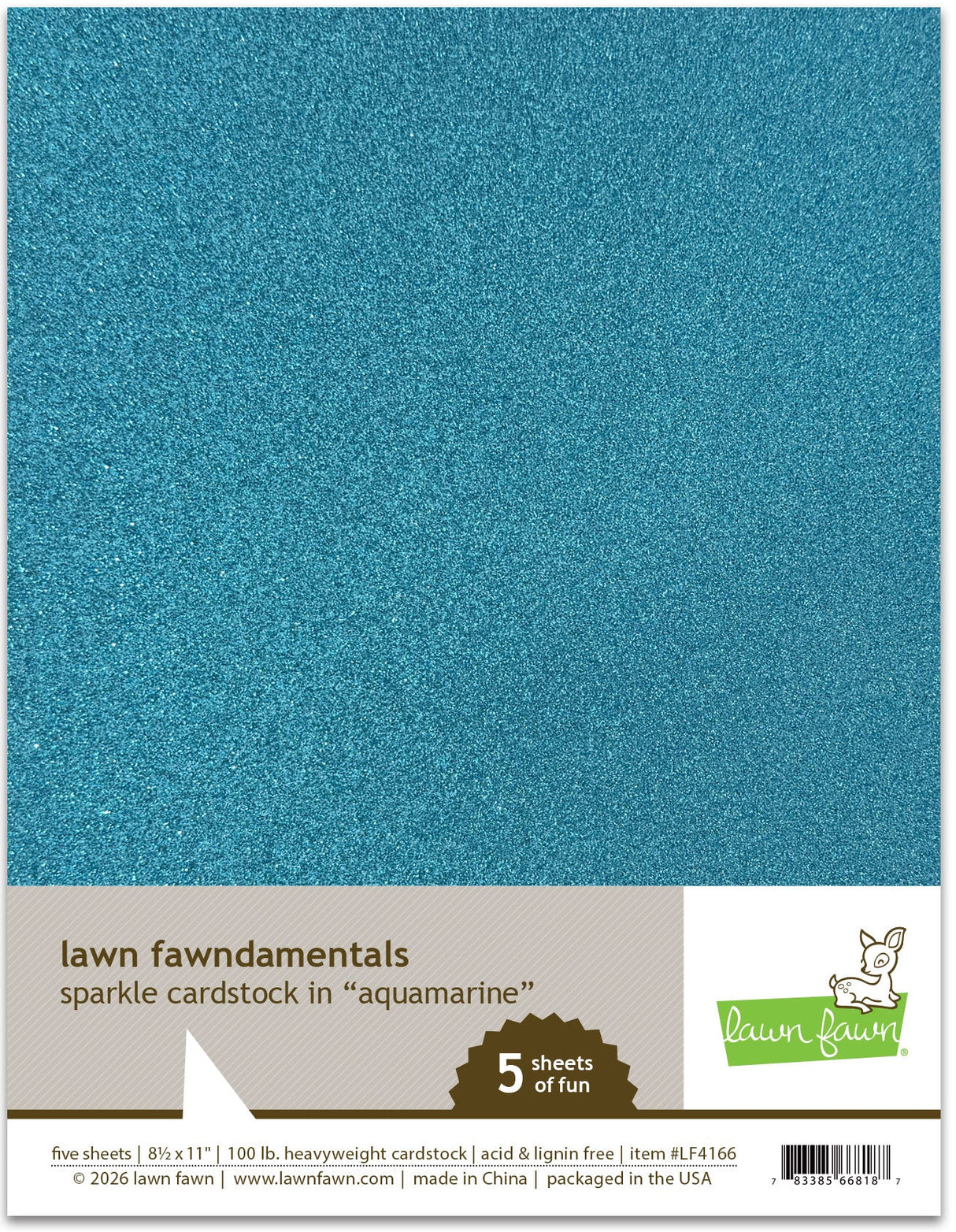 sparkle cardstock - aquamarine