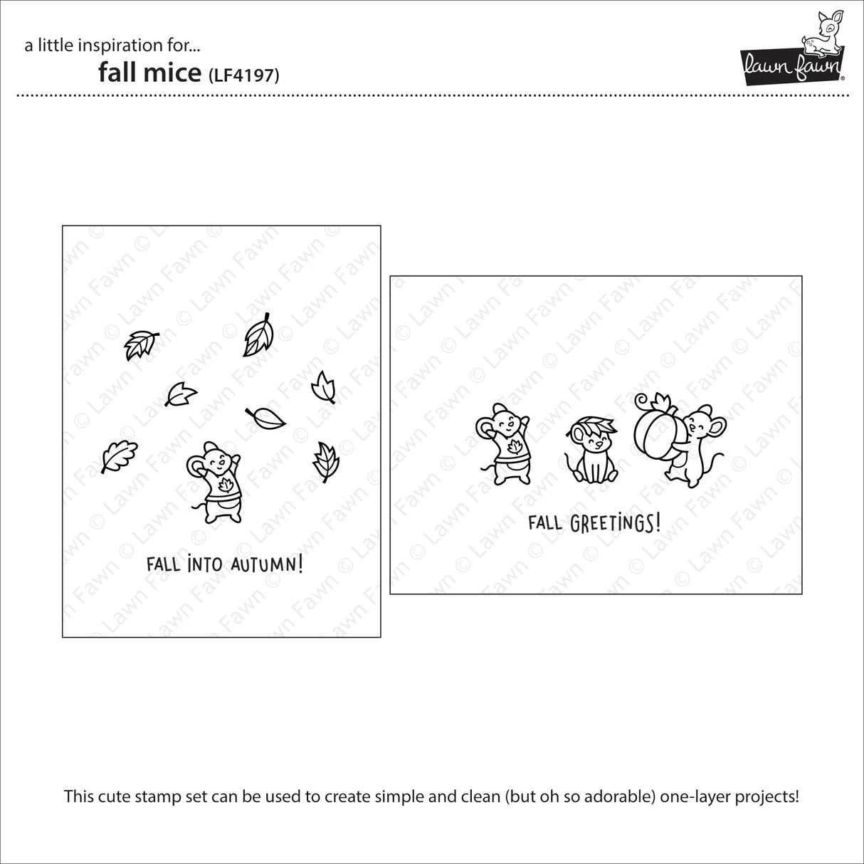 fall mice