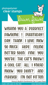 henry's build-a-sentiment: cat