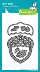 stitched acorn frame