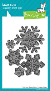 stitched snowflakes
