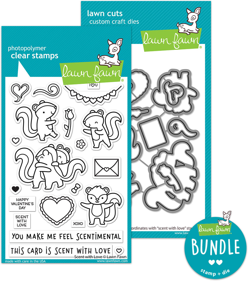 scent with love(stamp+die bundle)