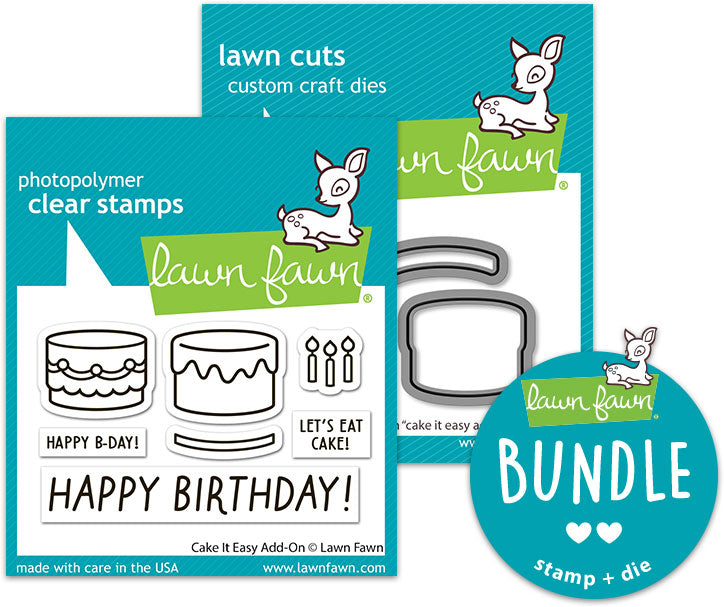 cake it easy add-on bundle (stamp+die bundle)