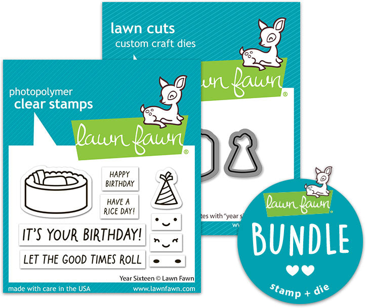 year sixteen (stamp+die bundle)