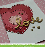 lacy heart stackables