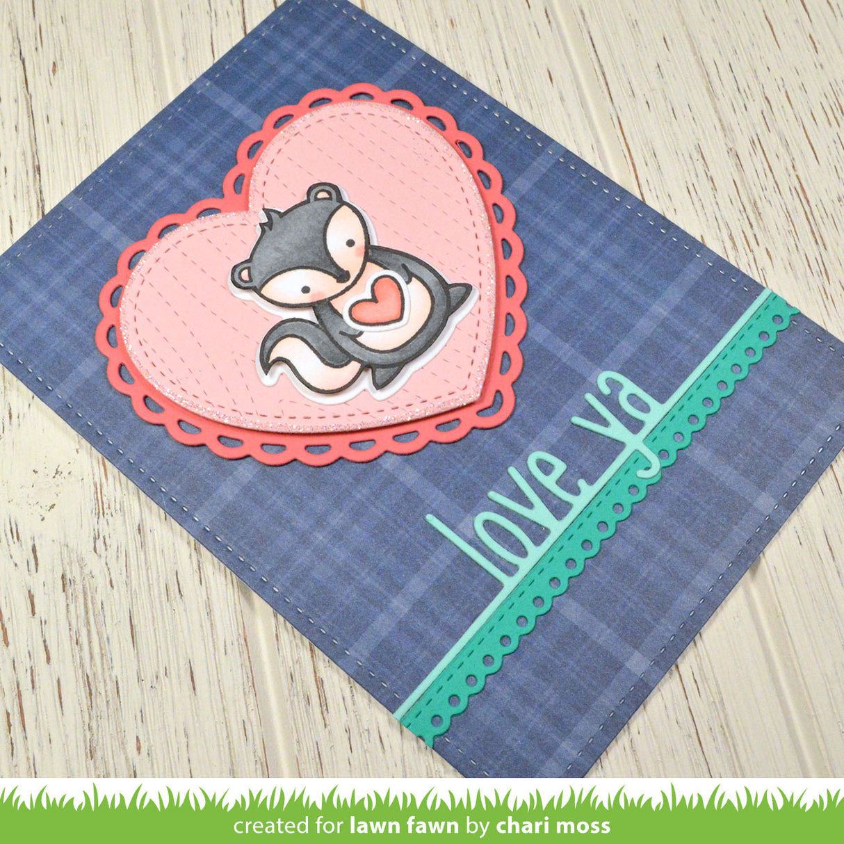 lacy heart stackables