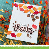 leaf and acorn border