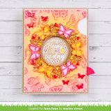magic iris butterfly wreath add-on