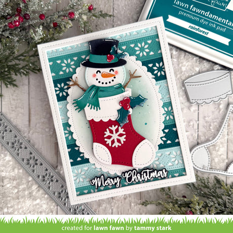 nordic snowflake border