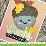 outside in stitched acorn