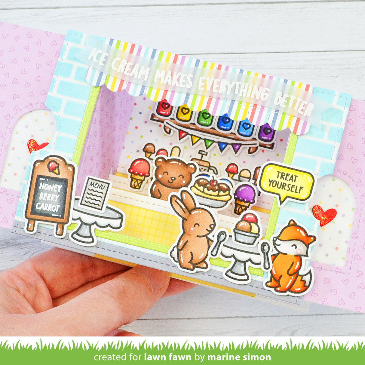 ta-da! diorama! shop add-on
